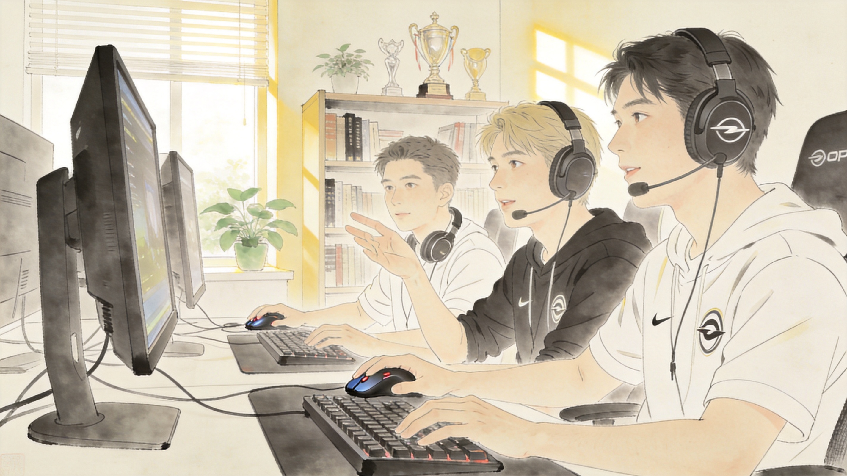 欧宝电竞团队与赛事现场